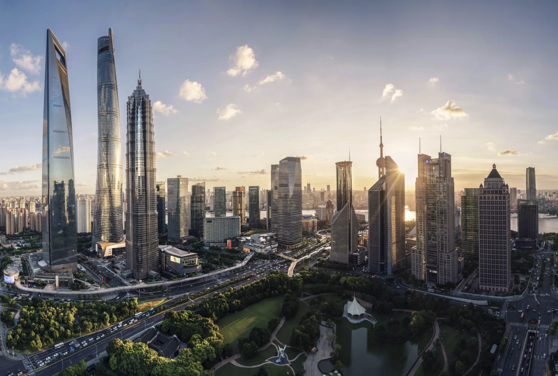 Lujiazui in Shanghai