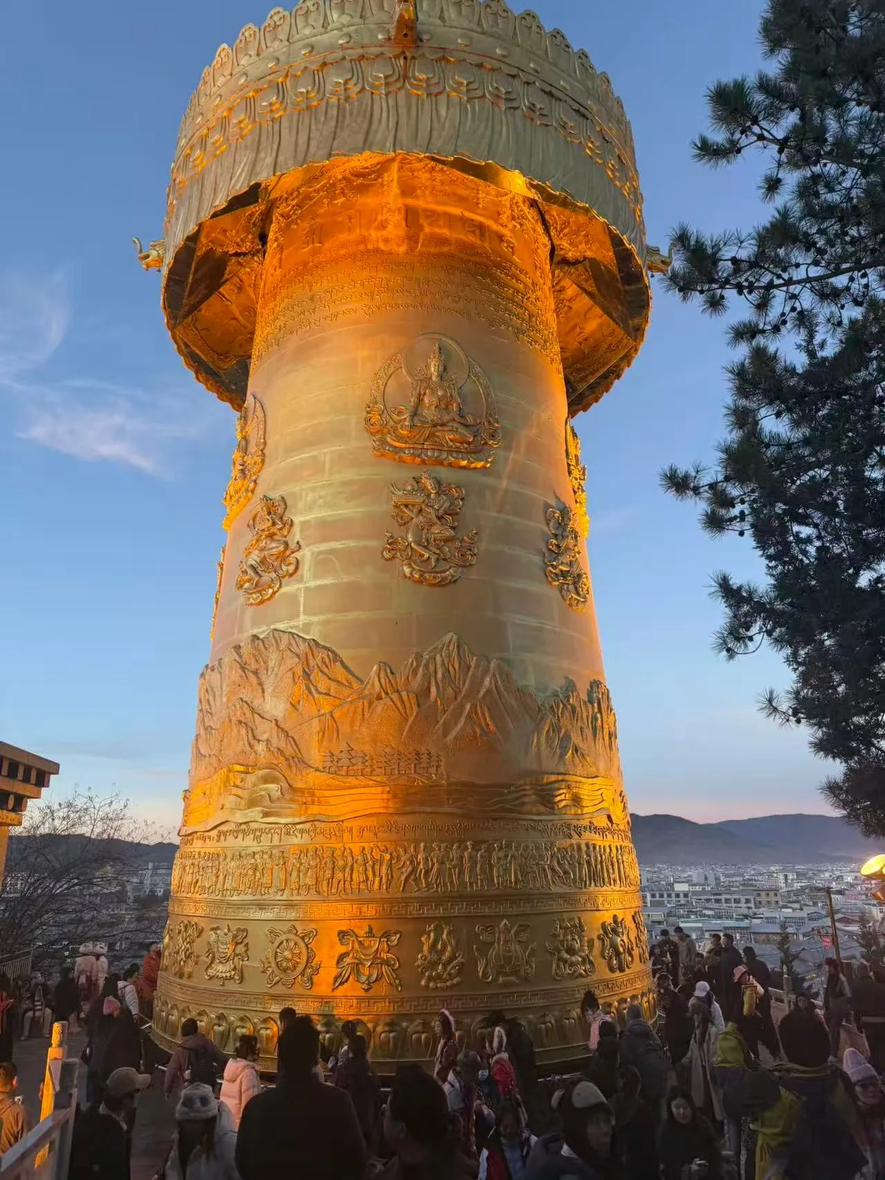 Turning the Wheels of Faith in Shangri-La