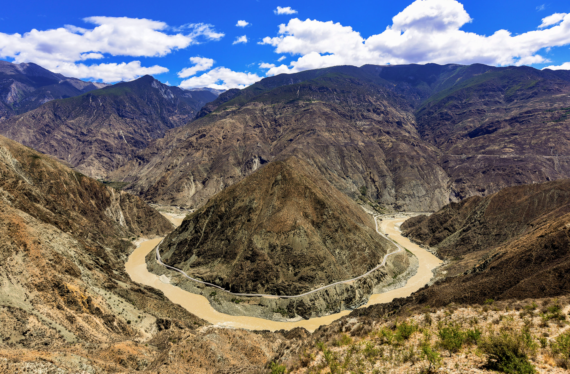 First Bend of the Jinsha River