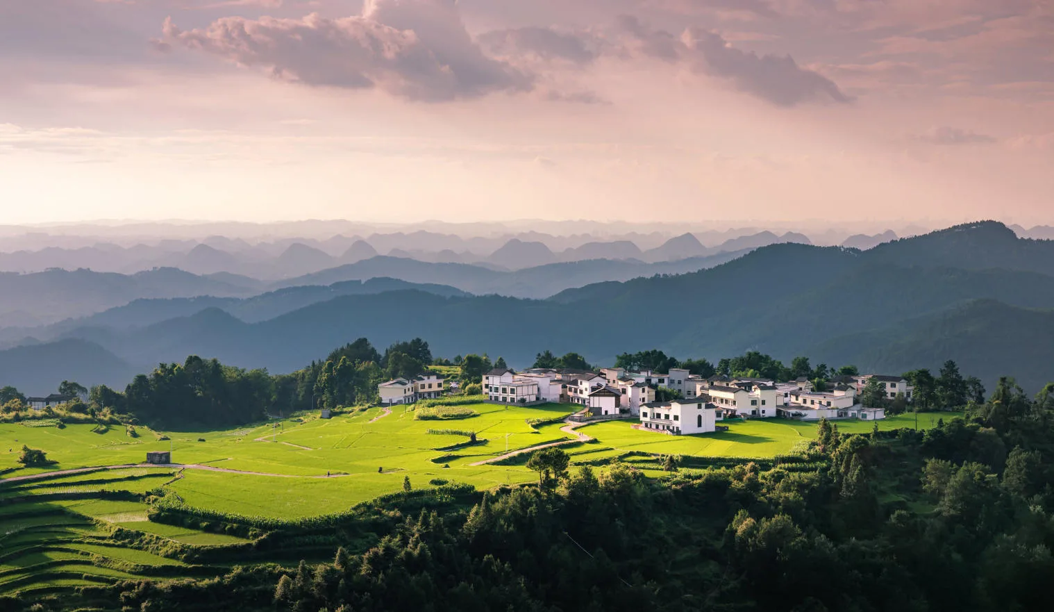 Exploring Guizhou Mountains: Hiking Trails and Sacred Peaks Shimen Village and Rice Terraces in Gaopo