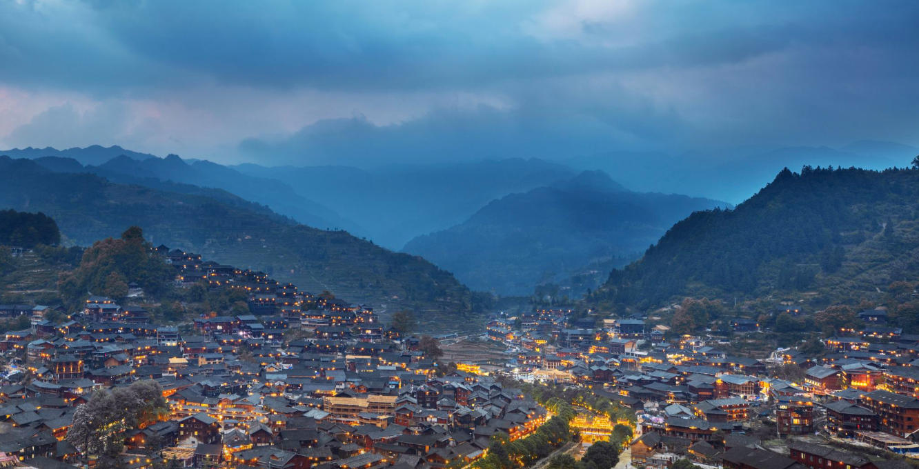 Xijiang Qianhu Miao Village in Kaili, Guizhou