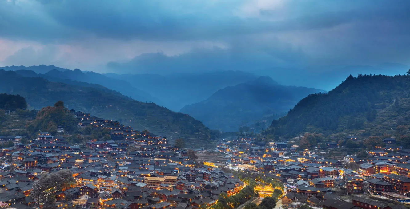 Xijiang Qianhu Miao Village in Kaili, Guizhou